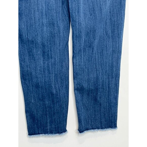 Seven7 Jeans Women’s 6 Tower Straight Crop Blue Stretch Denim - Picture 9 of 12